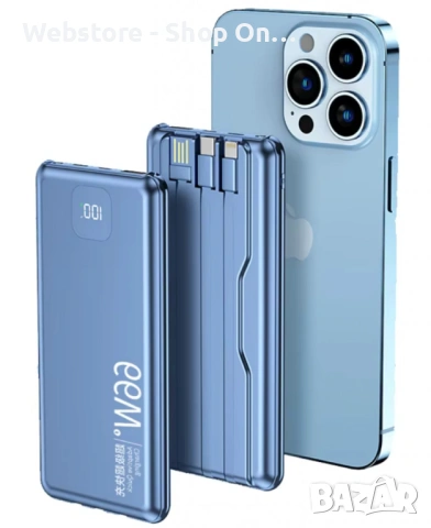 Преносима батерия 10000mAh 66W K-A110, снимка 5 - Външни батерии - 53600534