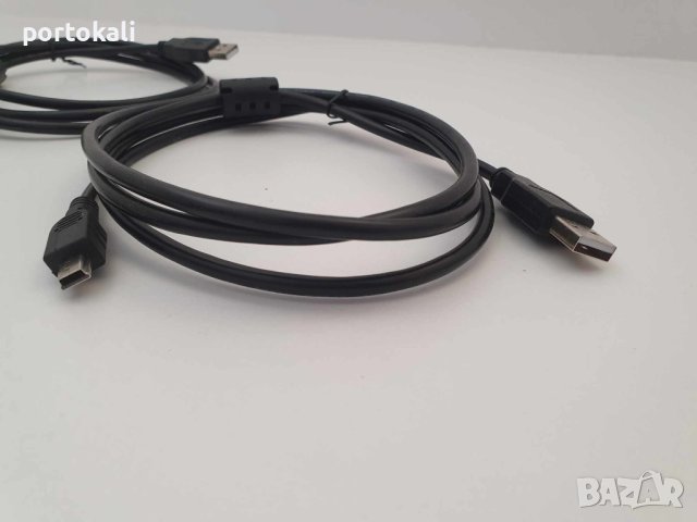 Кабел USB-A / mini-USB, 1.5m, НОВ, снимка 3 - USB кабели - 43196876
