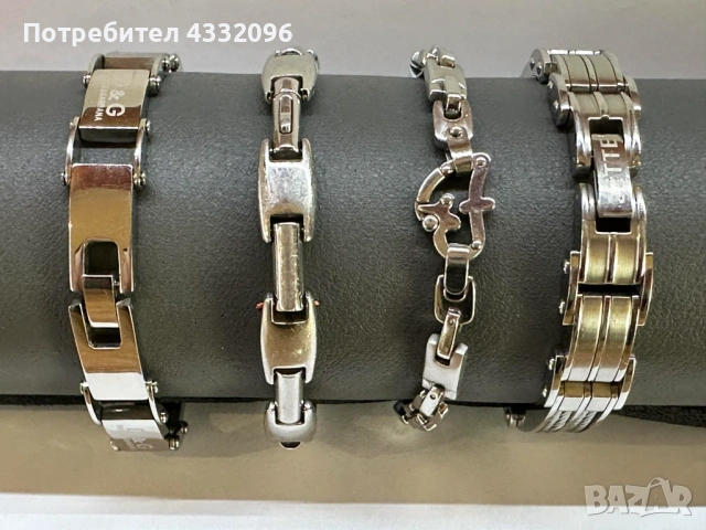 Комплект мъжки колиета - гривни, снимка 2 - Колиета, медальони, синджири - 52544094