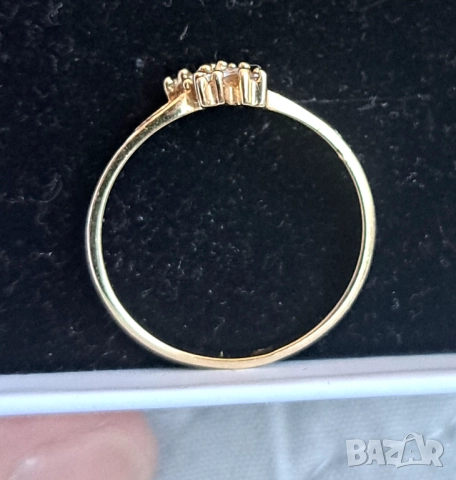 Златен пръстен, снимка 2 - Пръстени - 51780362
