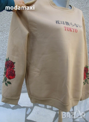 3XL Нова  блуза Shein с рози , снимка 5 - Блузи с дълъг ръкав и пуловери - 52268246