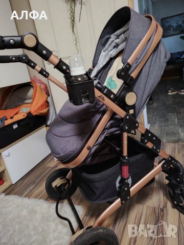 Комбинирана бебешка количка Lorelli Alba Premium Set 3в1 , снимка 15 - Детски колички - 43676161