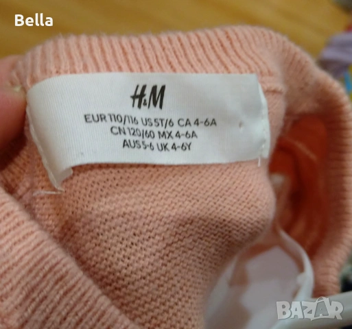Рокля H&M 4-6 г., снимка 8 - Детски рокли и поли - 52013731