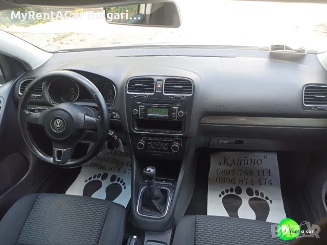 Кола под наем/Rent a Car/Седмица/Месец/Weekly/Monthly VW Golf от €17, снимка 2 - Rent a car - 50348215