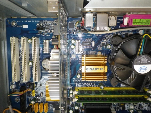 Двуядрен компютър Gigabyte GA-P31-ES3G, снимка 3 - Работни компютри - 51285177