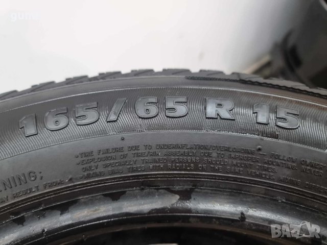 2бр зимни гуми 165/65/15 Michelin C628 , снимка 4 - Гуми и джанти - 43500823