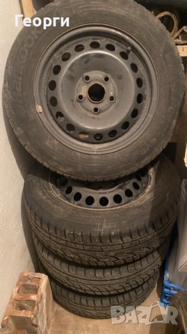 4бр гуми HANKOOK с джанти, снимка 1 - Гуми и джанти - 43352111