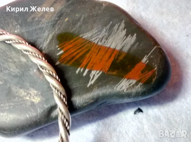 СТАРИННА СРЕБЪРНА ГРИВНА МНОГО ВИСОКА ПРОБА СРЕБРО РЕТРО АРТ ПЛЕТКА РЪЧНА МАЙСТОРСКА РАБОТА 48409, снимка 5 - Антикварни и старинни предмети - 48485615