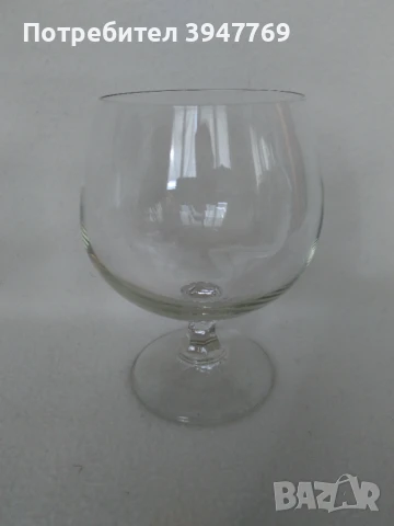 6 стъклени чаши за коняк , снимка 2 - Чаши - 51379100