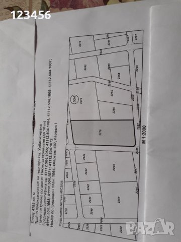 Продавам Парцел с площ 4 793 кв.м. в гр Кюстендил , снимка 2 - Парцели - 44115784