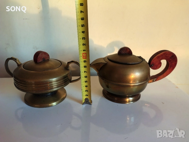 Страхотни Стари Посребрени Съдове, снимка 8 - Антикварни и старинни предмети - 52960991