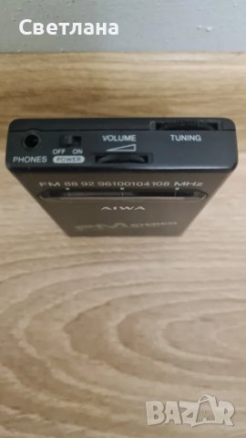 Стерео радио за слушалки Aiwa cr-11, снимка 6 - Радиокасетофони, транзистори - 49377870