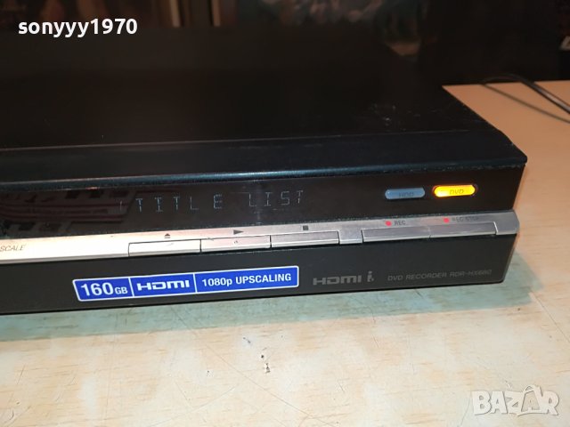 SONY RDR-HX680 160GB HDD/DVD RECORDER-ВНОС GERMANY 2011221138, снимка 7 - Плейъри, домашно кино, прожектори - 38731909