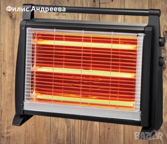 Кварцова печка, 1800w , три тръби, снимка 1