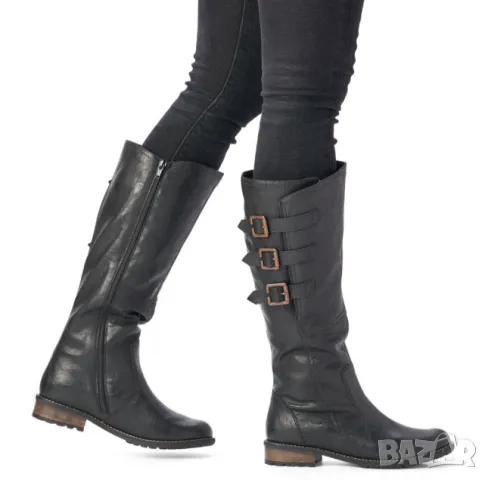 ботуши REMONTE Dorndorf  номер 41 високи кожени , снимка 3 - Дамски ботуши - 49307551