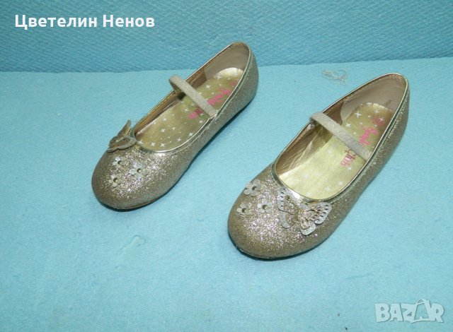 златни детски  обувки номер 29, снимка 2 - Детски обувки - 28545091