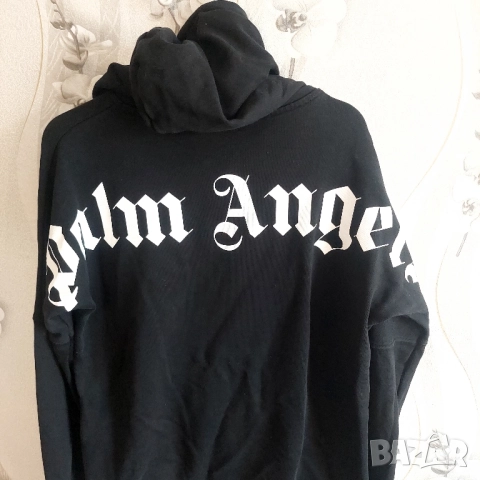 Palm Angels Oth Logo Hoodie суичър размер Л , снимка 5 - Суичъри - 52147273