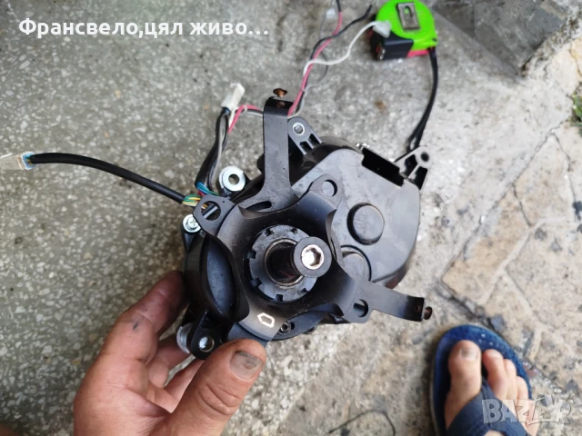 Двигател за електрически велосипед колело flyer с проблем , снимка 2 - Части за велосипеди - 51121628