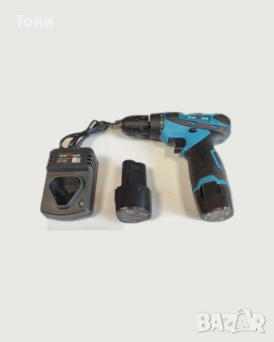 Акумулаторен Винтоверт с две батерии - Комплект, снимка 7 - Други инструменти - 52586253