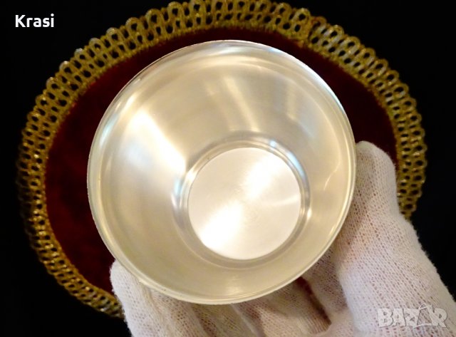 WMF посребрена чаша от бронз, снимка 2 - Антикварни и старинни предмети - 38216434