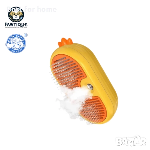 L&W BROS 3 в 1 акумулаторен масажен гребен за котки с пара, снимка 2 - За котки - 51594709