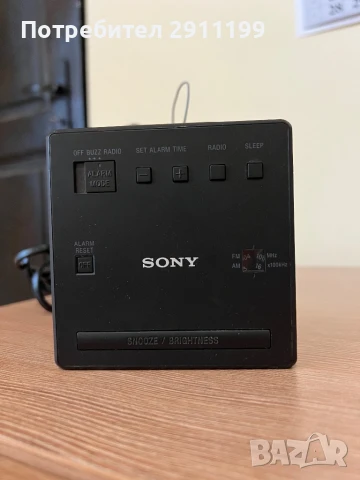 Радио будилник Sony