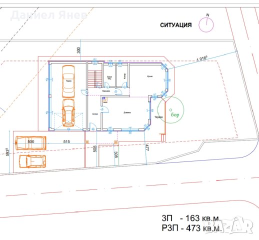 Проект за къща РЗП 473кв.м три етажа и гараж проектиране архитект, снимка 6 - Ремонти на къщи - 40483896