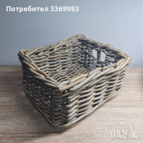 Ръчно плетена кошничка