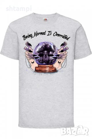 Детска тениска Being Normal Is Overrated,Halloween,Хелоуин,Празник,Забавление,Изненада,Обичаи,, снимка 6 - Детски тениски и потници - 38155983