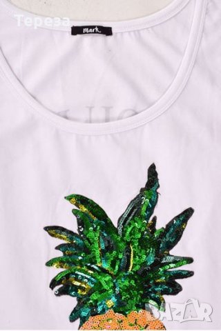 🆕 Дамски потник с пайети/ XXL , снимка 3 - Потници - 32831671