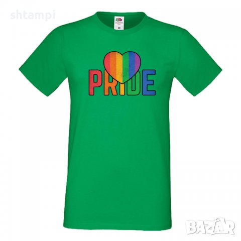 Мъжка тениска Pride Heart multicolor Прайд,Празник.Повод,Изненада, снимка 6 - Тениски - 37104978