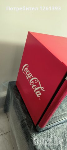 HUSKY CoolCube Coca Cola CUBES хладилник A+ със стъклена -врата, снимка 4 - Хладилници - 43398217