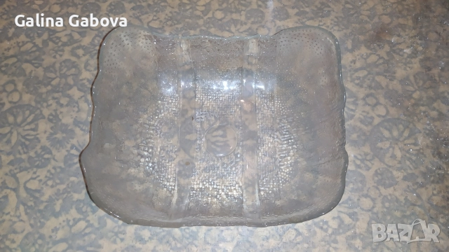 Стъклени фруктиери и поднос, снимка 1 - Други - 25322520