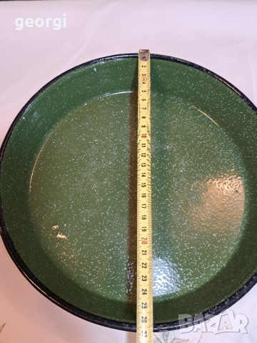 ретро емайлиран тиган 11/6, снимка 5 - Съдове за готвене - 51887390