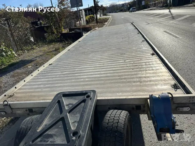 везеко  дл  vezeko dl  / 815/210 двойна права алуминиева платформа  - цена  12 500лв --- БЕЗ БАРТЕР , снимка 10 - Ремаркета - 48228263