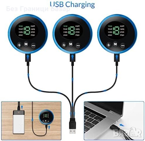 Нов Портативен EMS Стимулатор за Мускули Удобен Ефективен, снимка 2 - Други - 43498749