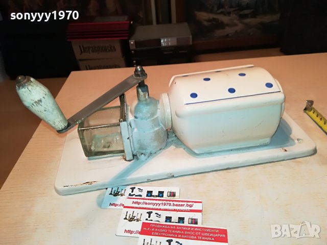 АНТИКА ОТ ГЕРМАНИЯ-СТАРА МЕЛНИЦА ЗА СТЕНА 2011221247, снимка 7 - Антикварни и старинни предмети - 38732616