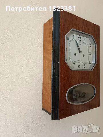 Старинен стенен часовник , снимка 2 - Антикварни и старинни предмети - 52841799