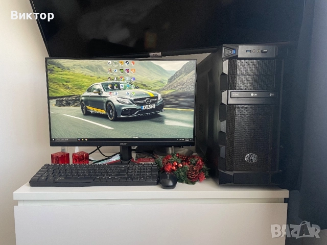 Бюджетен Геймърски Компютър - GTX 1060 6GB / Ryzen 3 / + Монитор 