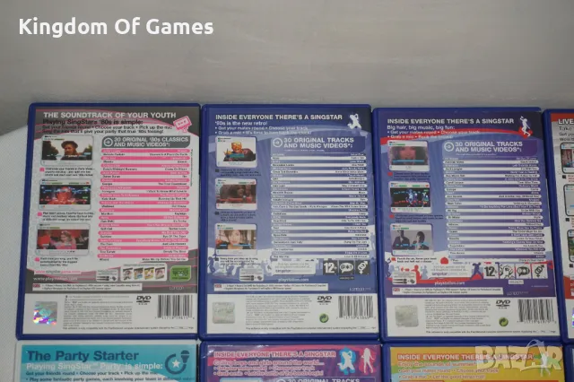 Игри за PS2 SingStar: 80's/90's/Rock Ballads/Rocks!/Singalong with Disney/EyeToy 1 2 3/Pop Idol/Buzz, снимка 9 - Игри за PlayStation - 47412552