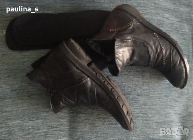 Ортопедични маркови боти от естествена кожа "Khrio" / номер 40, снимка 5 - Дамски боти - 43741465