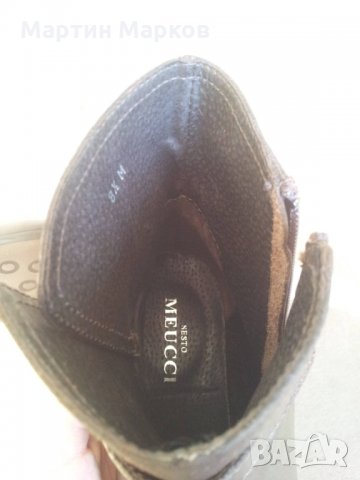 Дамски боти от естествена кожа Sesto Meucci at Neiman Marcus, снимка 9 - Дамски боти - 34774916