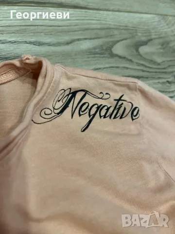 Розова блуза negative, снимка 5 - Блузи с дълъг ръкав и пуловери - 50037973