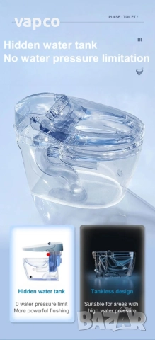 Мултифункционална смарт тоалетна F03 с биде, подгрев, сушене, масаж, снимка 8 - Други - 52484341