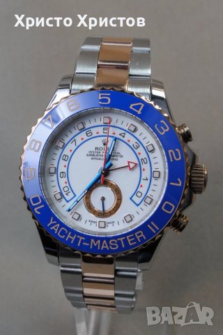 Мъжки луксозен часовник Rolex Yacht-Master II Steel & Rose Gold 116681-0002 (три различни варианти), снимка 2 - Мъжки - 32078175