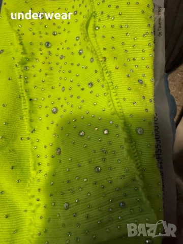 Флуоресцентно зелена рокля, снимка 6 - Рокли - 51517710