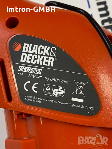 Безжичен  тример Black & Decker GLC2500 18 V - без батерия и  корда , снимка 3 - Градинска техника - 44875087
