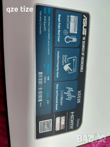 лаптоп Asus X553 S, снимка 4 - Лаптопи за работа - 52329621