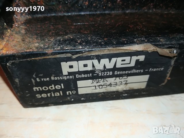 POWER MPK703C AUDIO MIXER-FRANCE 0805231403, снимка 10 - Ресийвъри, усилватели, смесителни пултове - 40628209