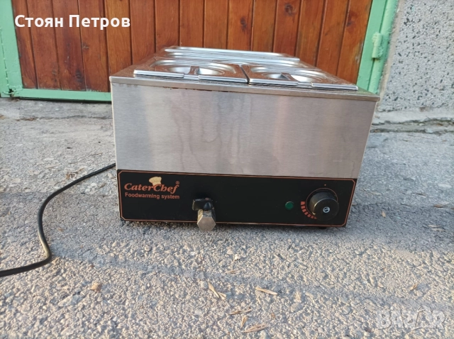 Бен мари топла витрина мокро на вода, снимка 3 - Витрини - 52446020